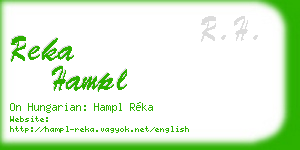 reka hampl business card